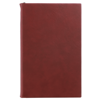 Personalized engraved sketchbook