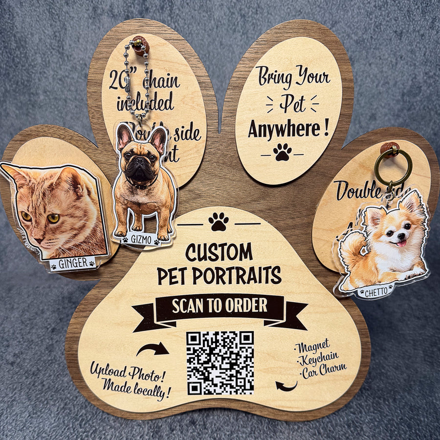 Custom Pet Portrait Gifts – Local Pickup